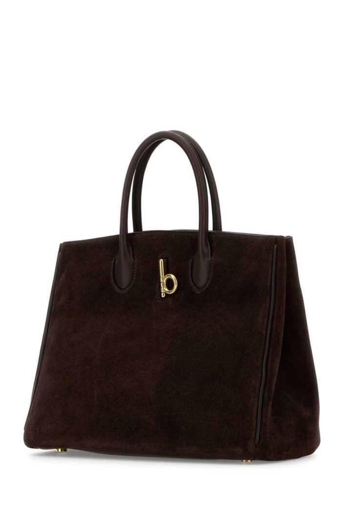 Brown suede small Rocking Horse handbag - Image 2