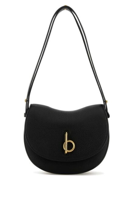 Black leather small Rocking Horse shoulder bag