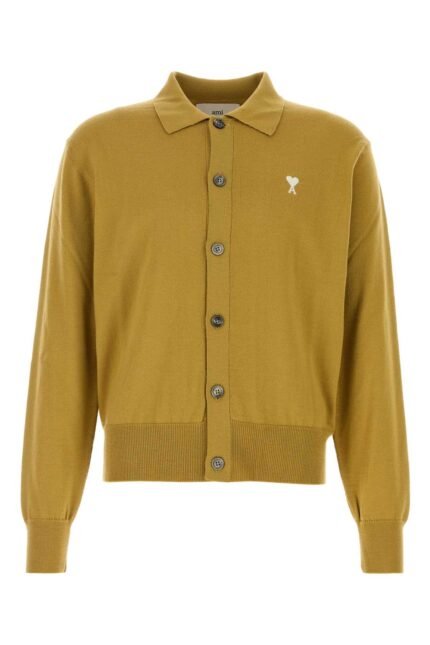 Mustard wool cardigan