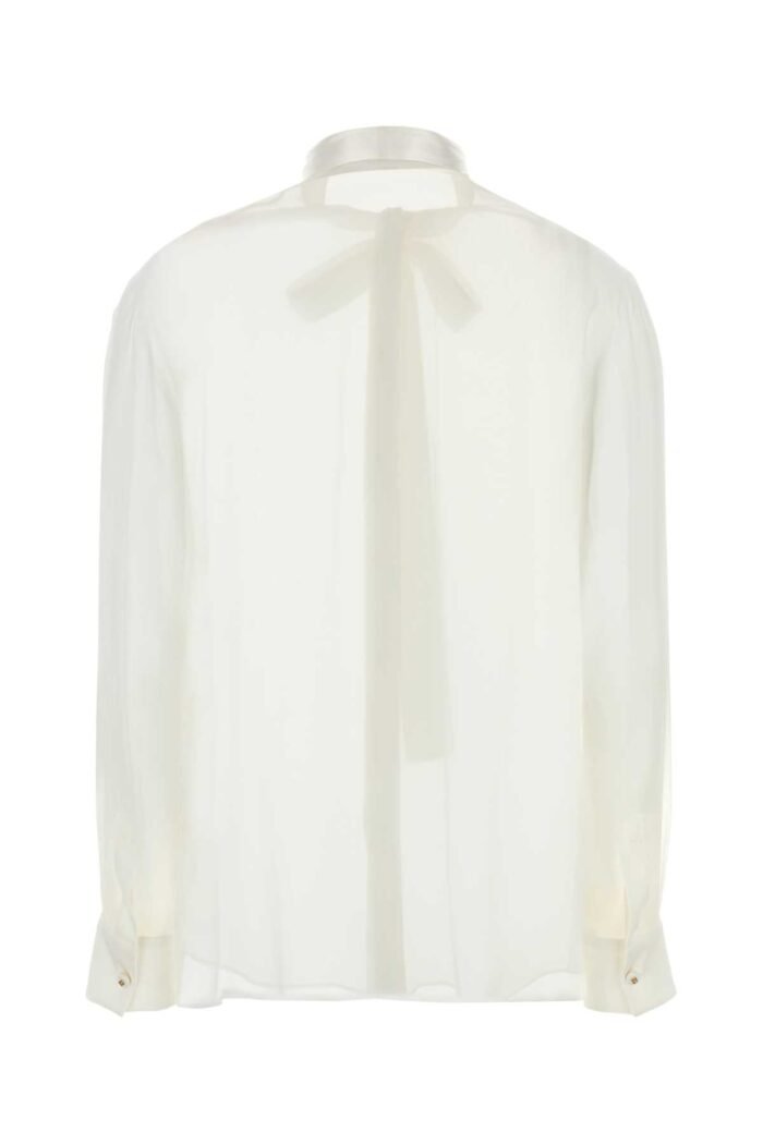White silk shirt - Image 2