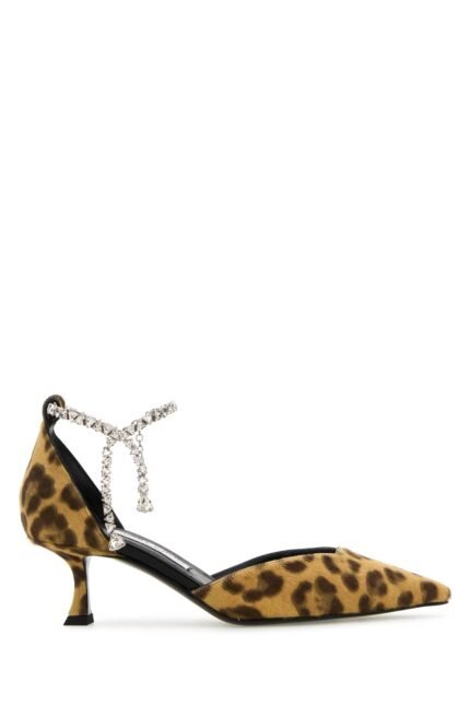 Printed calf hair Stevie 50 pumps