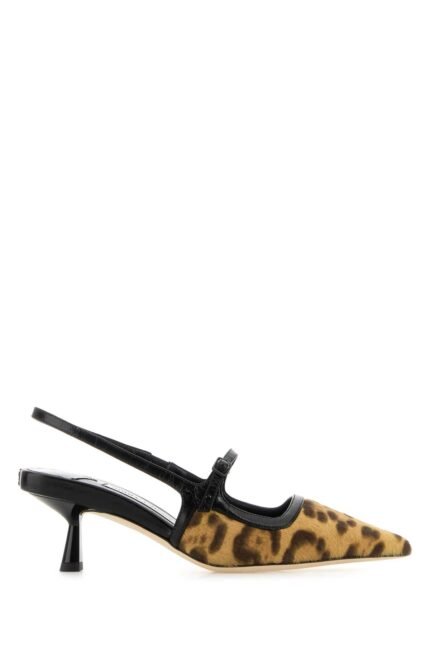 Printed calf hair Didi pumps
