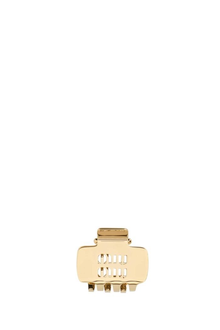 Gold metal hair clip - Image 1