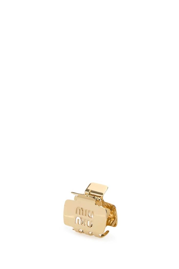 Gold metal hair clip - Image 2