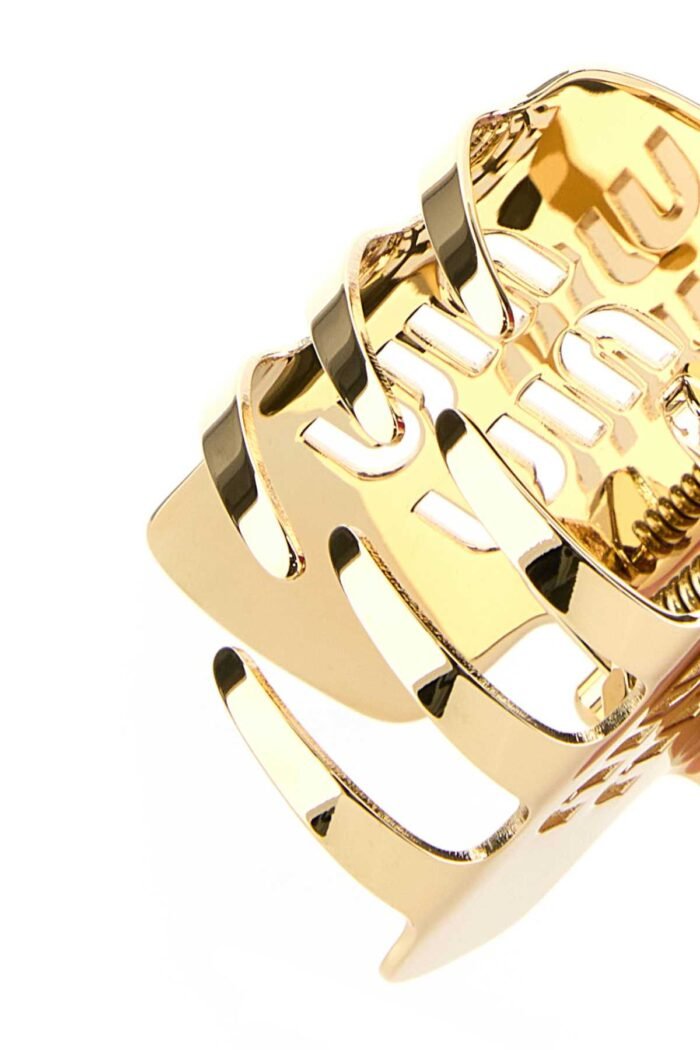 Gold metal hair clip - Image 3