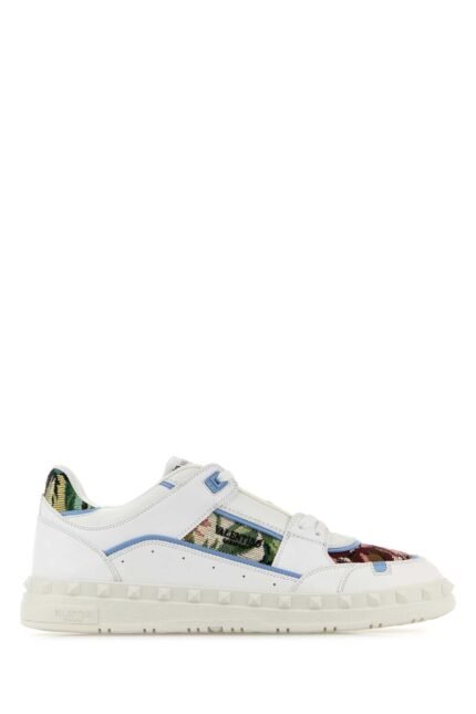 Two-tone leather Freedots sneakers