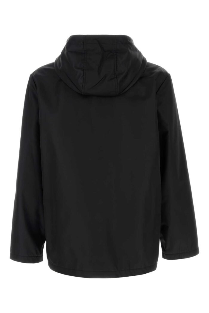 Black nylon windbreaker - Image 2