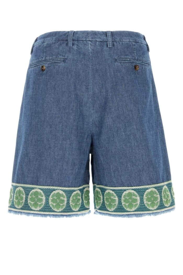 Denim bermuda shorts - Image 2