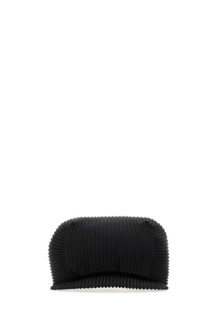 Dark brown polyester baseball cap