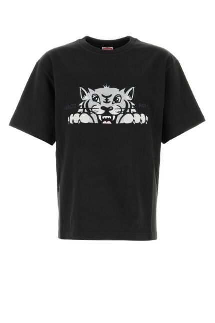Black cotton oversize t-shirt