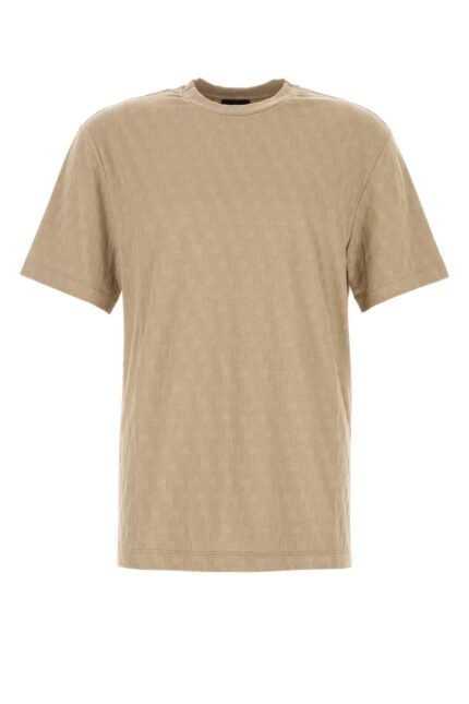 Cappuccino stretch viscose blend t-shirt