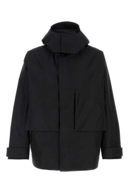 Black polyester jacket