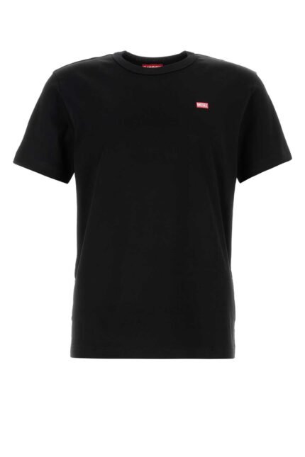 Black cotton T-Miegor-K77 t-shirt