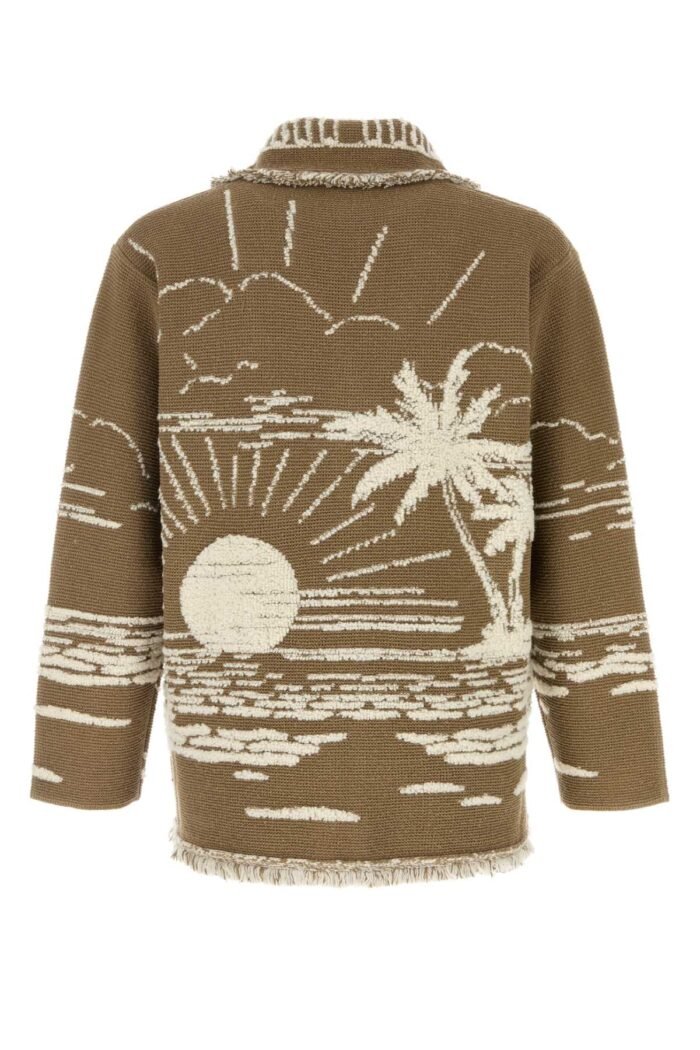 Embroidered silk blend cardigan - Image 2