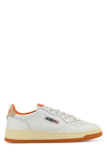 White leather Medalist sneakers