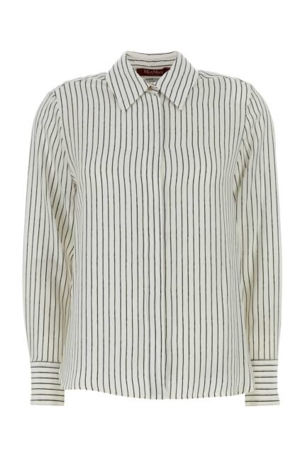 Printed silk Lama shirt