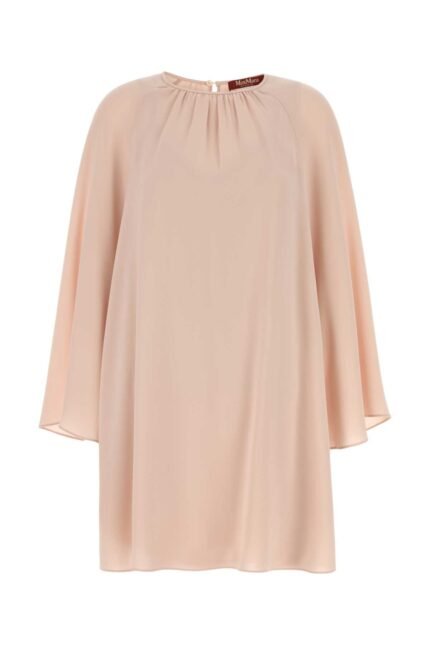 Pastel pink triacetate blend Madia dress