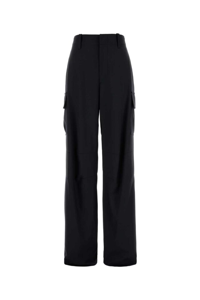 Midnight blue wool cargo pant - Image 1