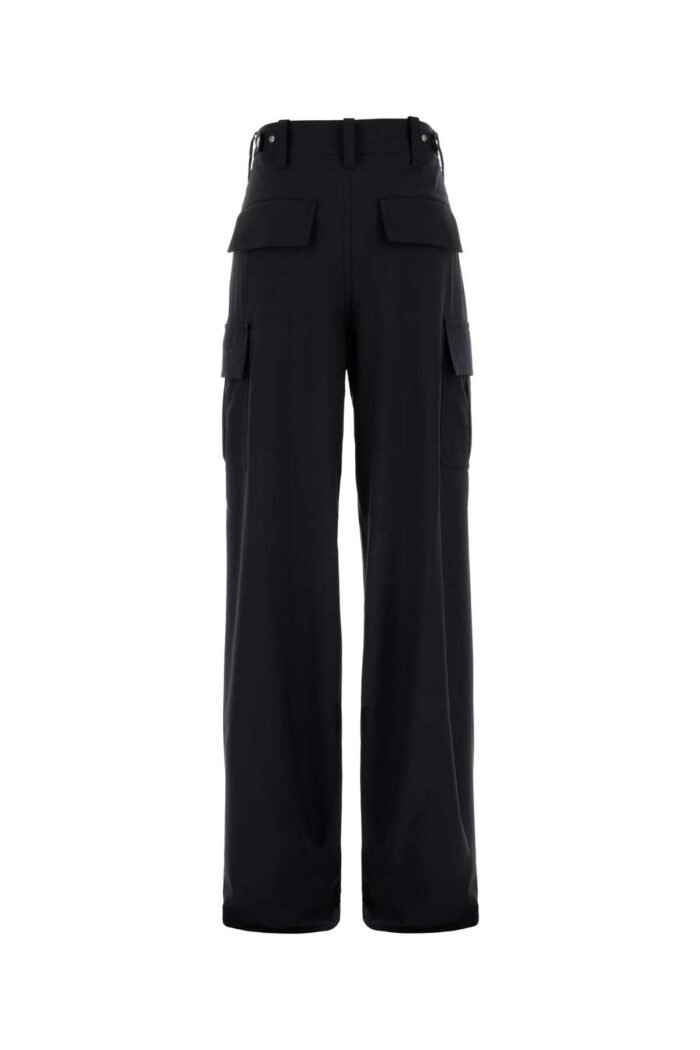 Midnight blue wool cargo pant - Image 2