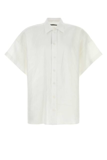 White linen shirt