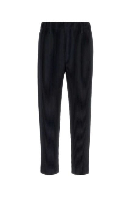 Midnight blue polyester pant