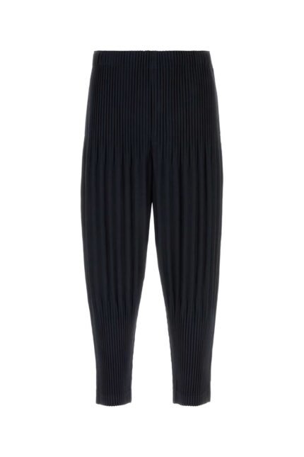 Midnight blue polyester pant