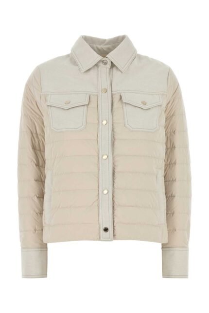 Sand nylon blend Esper down jacket