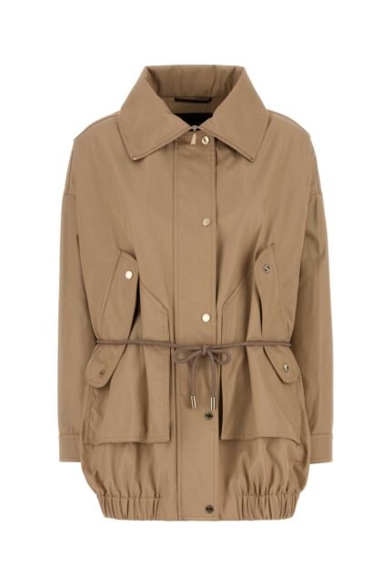 Camel polyester blend Olinda parka