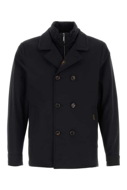 Dark blue nylon blend Volmer jacket