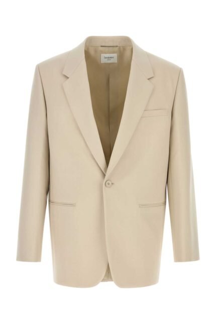 Sand wool blazer