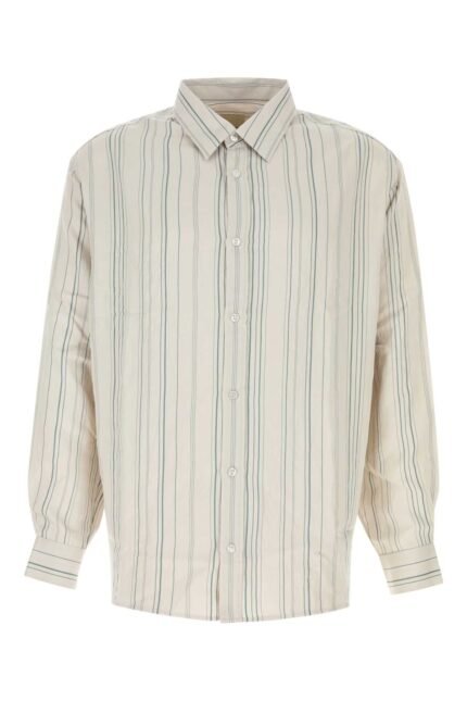 Embroidered viscose blend shirt