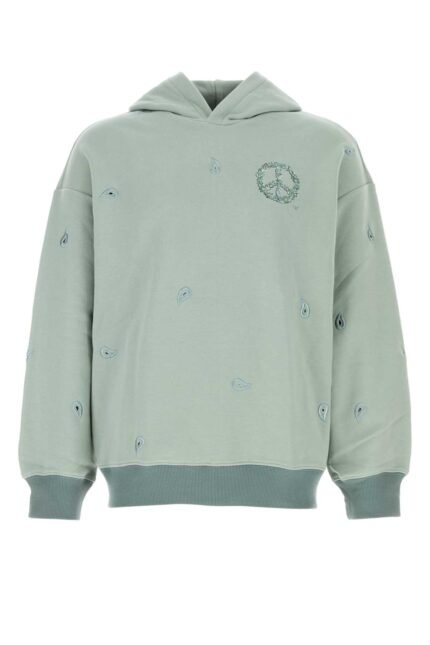 Mint green cotton sweatshirt