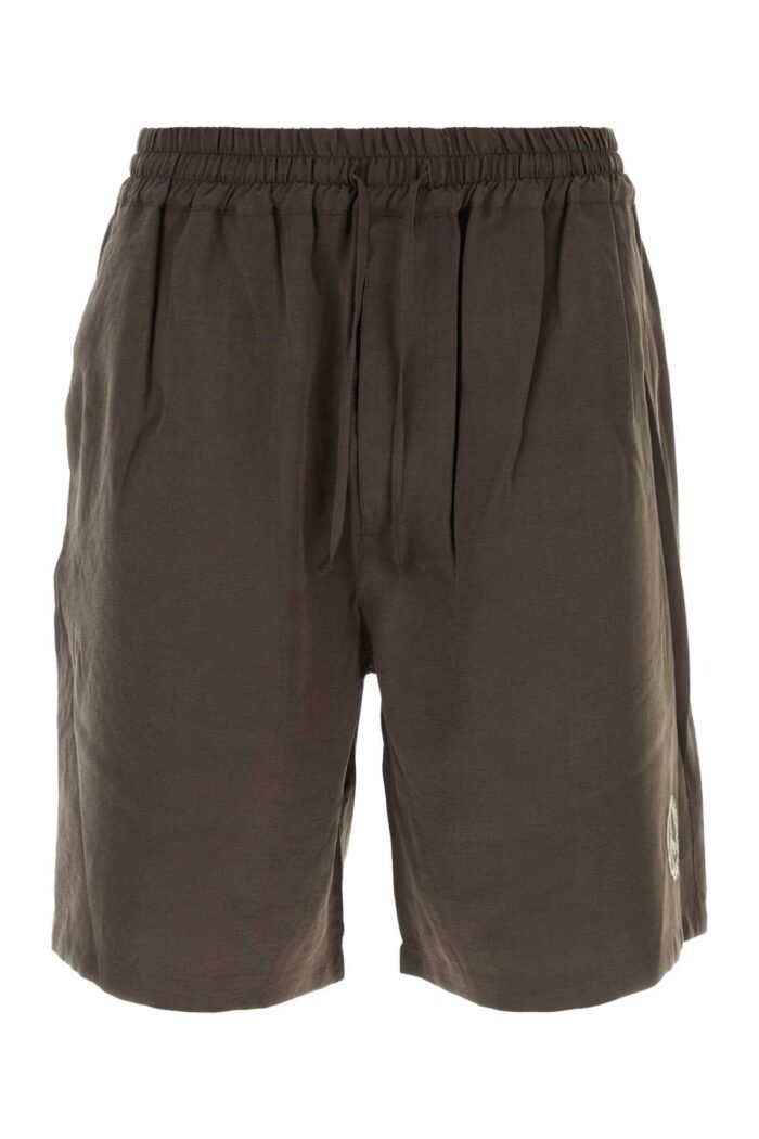 Brown modal blend bermuda shorts - Image 1
