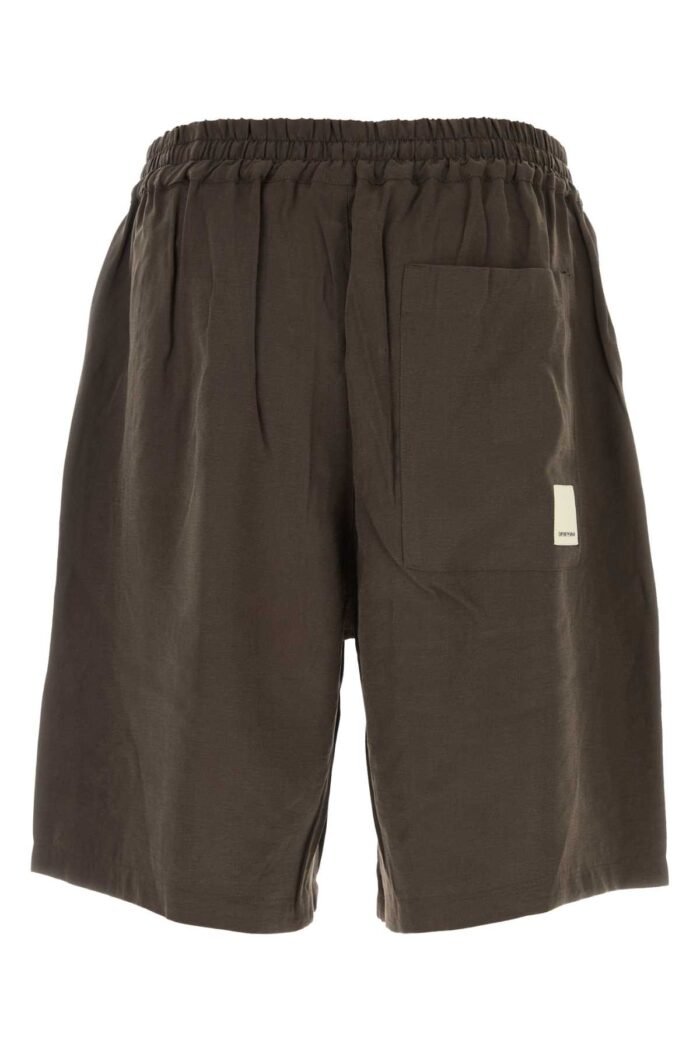 Brown modal blend bermuda shorts - Image 2