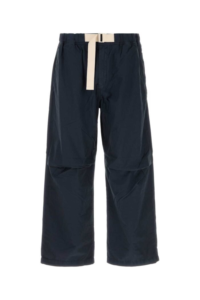 Navy blue cotton pant - Image 1