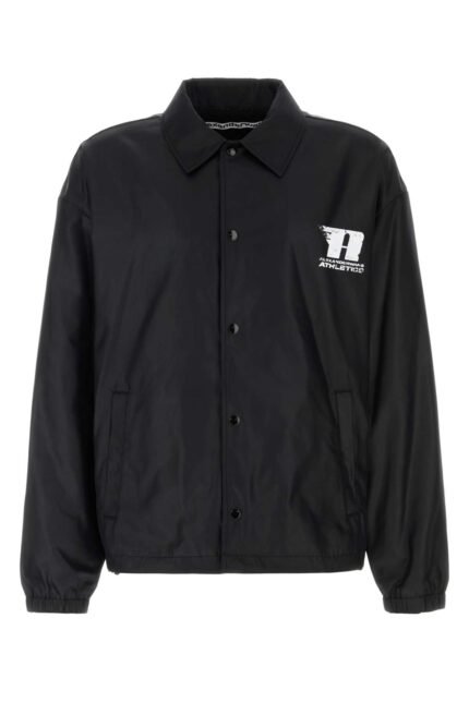 Black polyester jacket