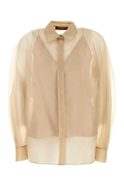 Beige organza Ovale shirt