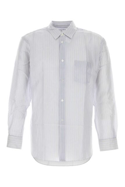 Embroidered cupro shirt