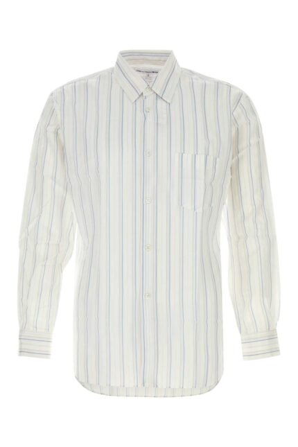 Embroidered cupro shirt