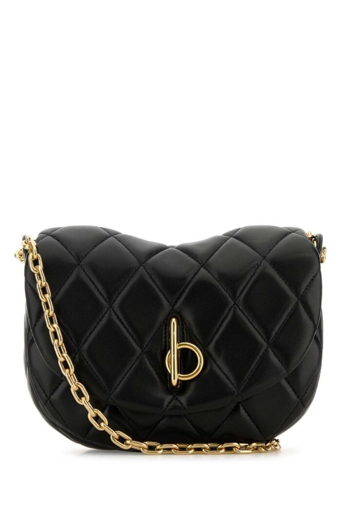 Black leather Rocking Horse shoulder bag - Image 1