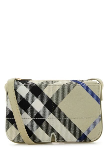 Embroidered canvas Snip crossbody bag