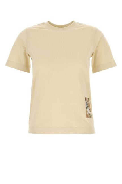 Cream cotton t-shirt