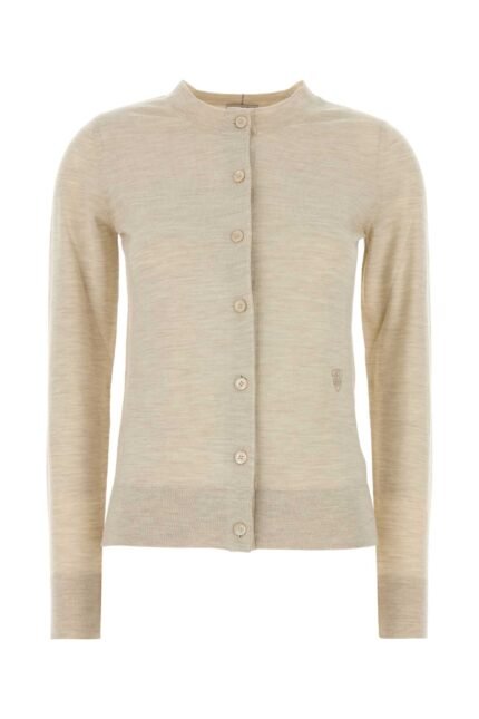 Sand wool cardigan