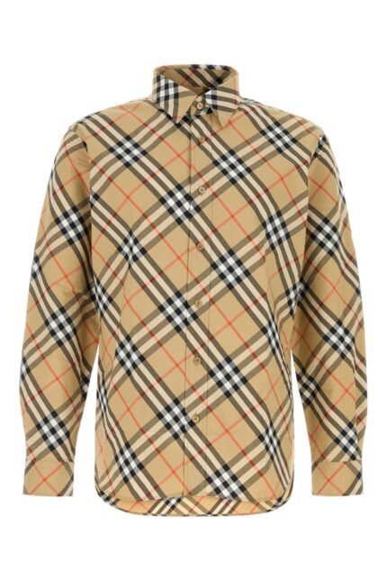 Printed poplin shirt