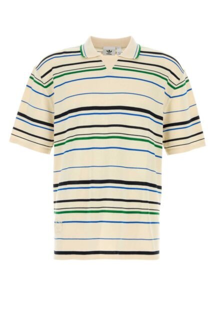 Embroidered cotton blend Wales Bonner x Adidas polo shirt