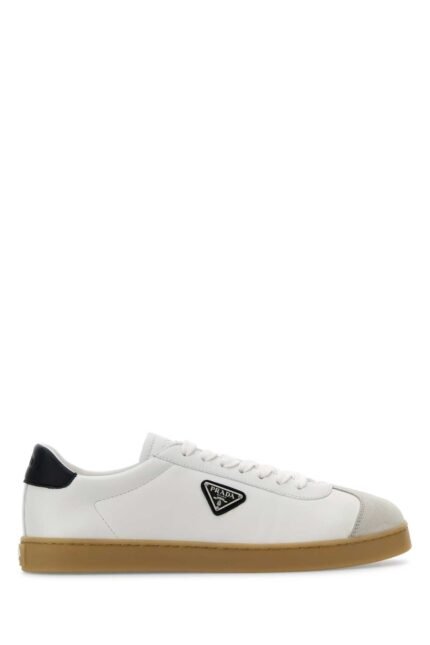 White Napa leather sneakers