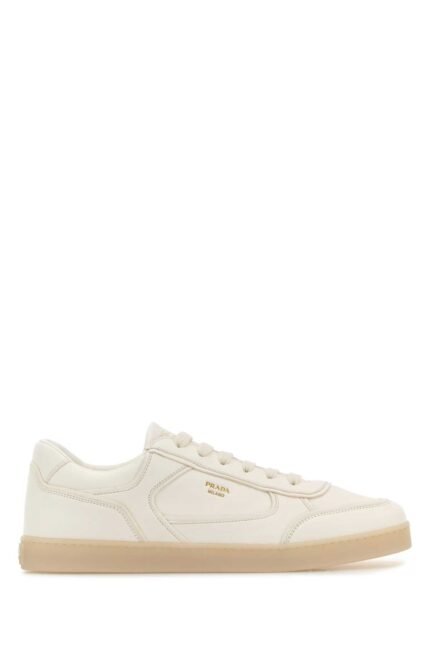 White leather sneakers