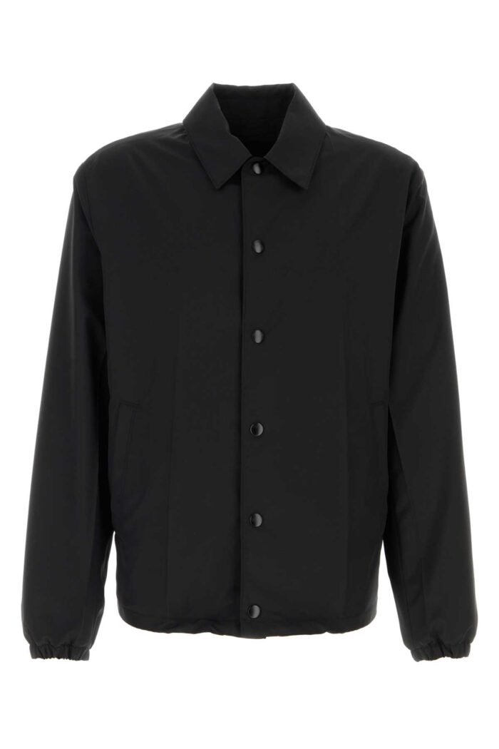 Black wool blend jacket - Image 1