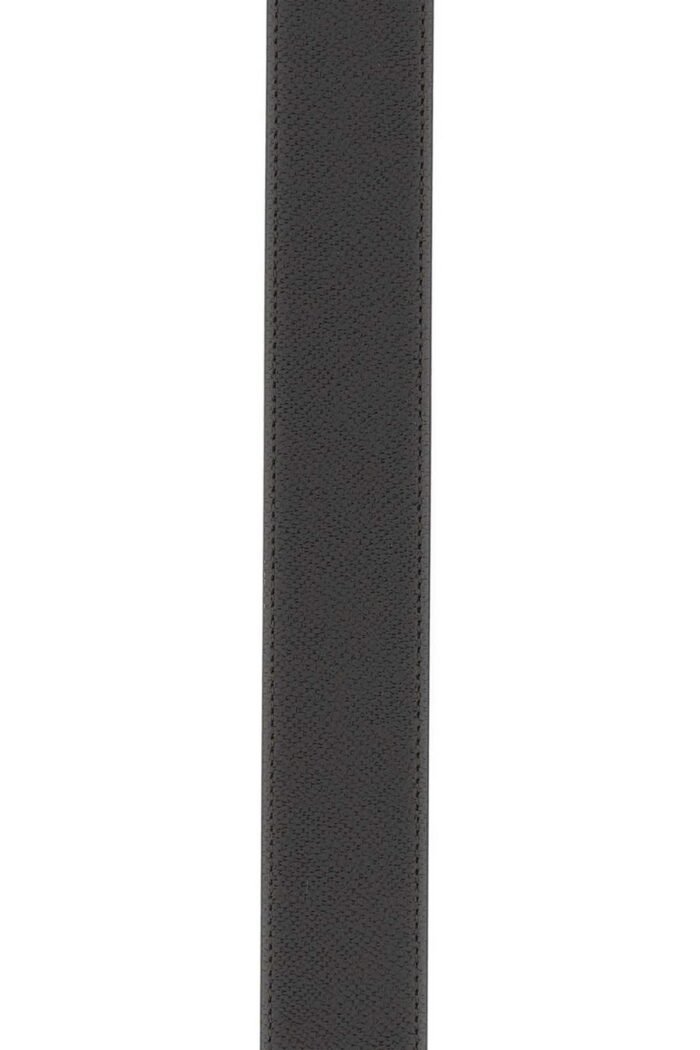 Dark brown leather reversible belt - Image 3