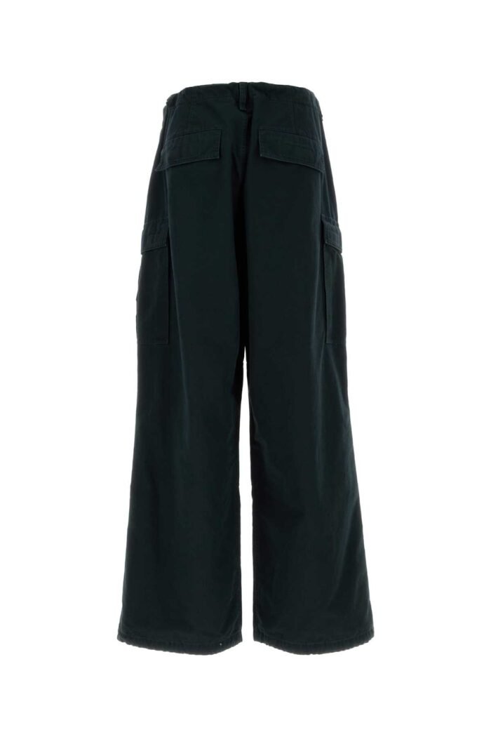 Navy blue cotton cargo pant - Image 2